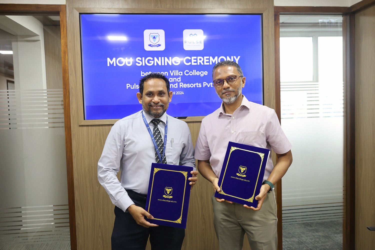 VILLA COLLEGE AND PULSE HOTELS MALDIVES FORGE PARTNERSHIP TO ELEVATE HOSPITALITY EDUCATION