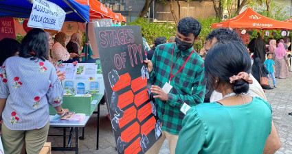 THE PSYCHOLOGY ASSOCIATION OF VILLA COLLEGE DRAWS CROWDS AT THE OPEN DAY FOR MENTAL HEALTH AWARENESS