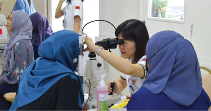 THE CHINESE LANGUAGE CENTRE OF VILLA COLLEGE HOLDS EYE SCREEN DAY