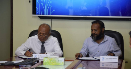 VILLA COLLEGE SIGNS A MOU WITH MALDIVES OPEN SOURCE SOCIETY (MOSS)